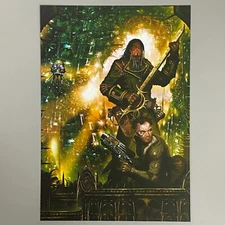 KAL JERICO CARDINAL CRIMSON NECROMUNDA ART PICTURE POSTER WARHAMMER 40,000