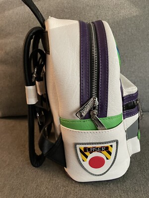Toy Story’s Buzz Lightyear Disney Parks Loungefly Hard Tag NWT LOUNGEFLY Disney Buzz Lightyear Light Up Wings Mini Backpack  main image 2