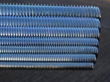 Threaded Rod Bar Studding Allthread Zinc Plated Steel - M6 to M24 - 1m lengths