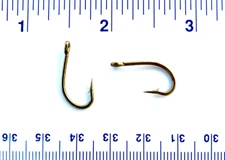 100 Gerry's Tackle 9174 2X  Flyliner O'Shaughnessy Bronze Live Bait Hooks Sz 4