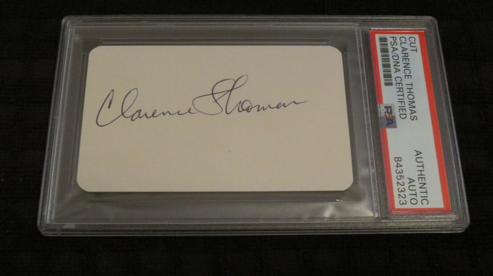 Justice Clarence Thomas signed autographed psa slabbed US Supreme Court 