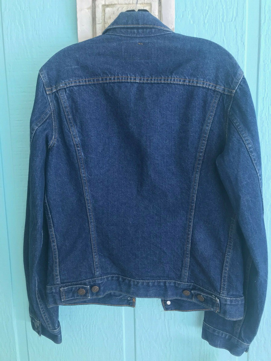 LEVIS Men's 38L Denim Trucker Jean Jacket USA Made 71506 LEVIS Men's 38L Denim Trucker Jean Jacket USA Made 71506
