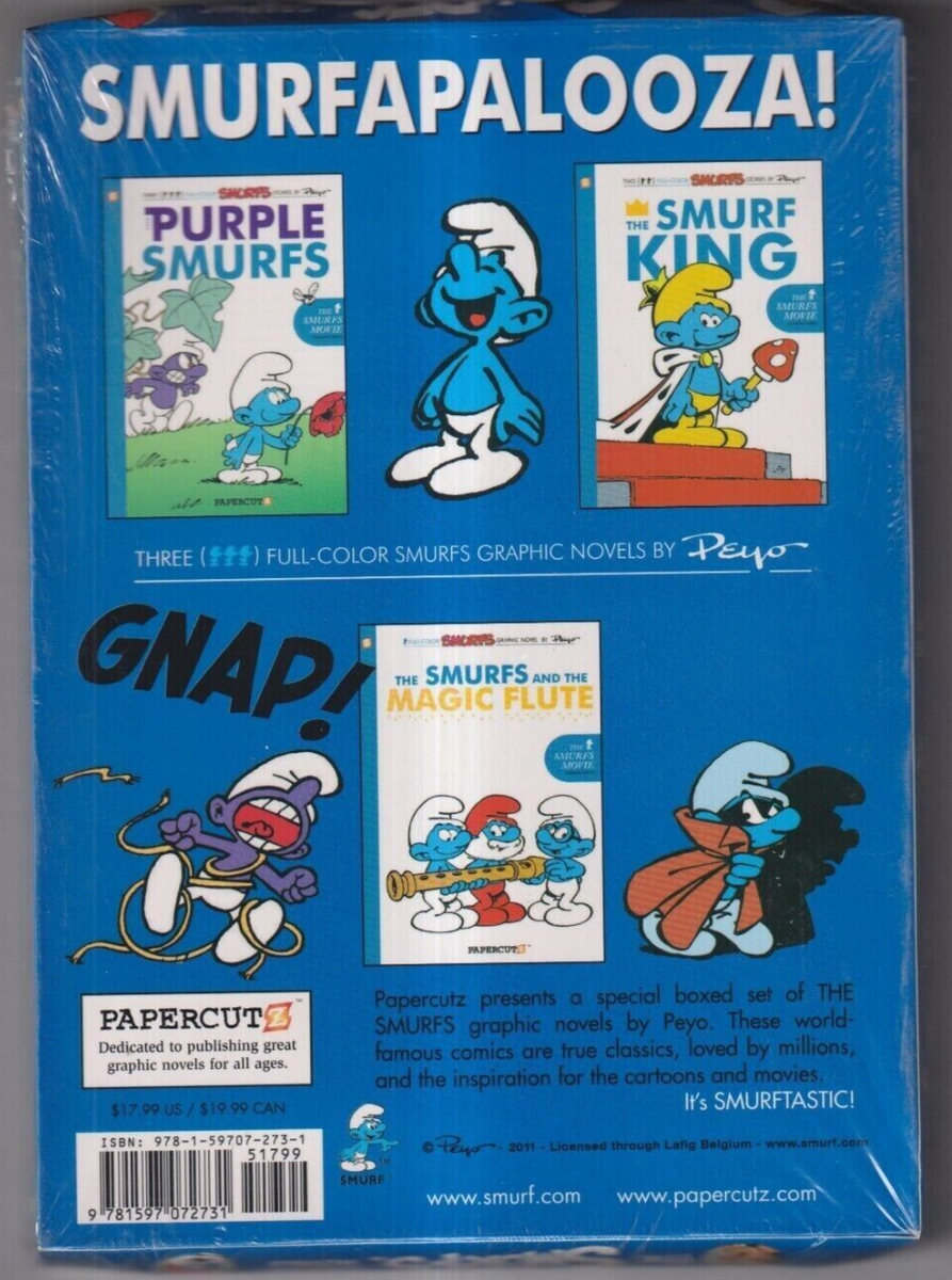 Smurfs Graphic Novels Boxed Set: Vol. #1-3 graphic novels - SEALED