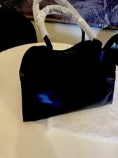 Soft black Leather Handbag, brand new
