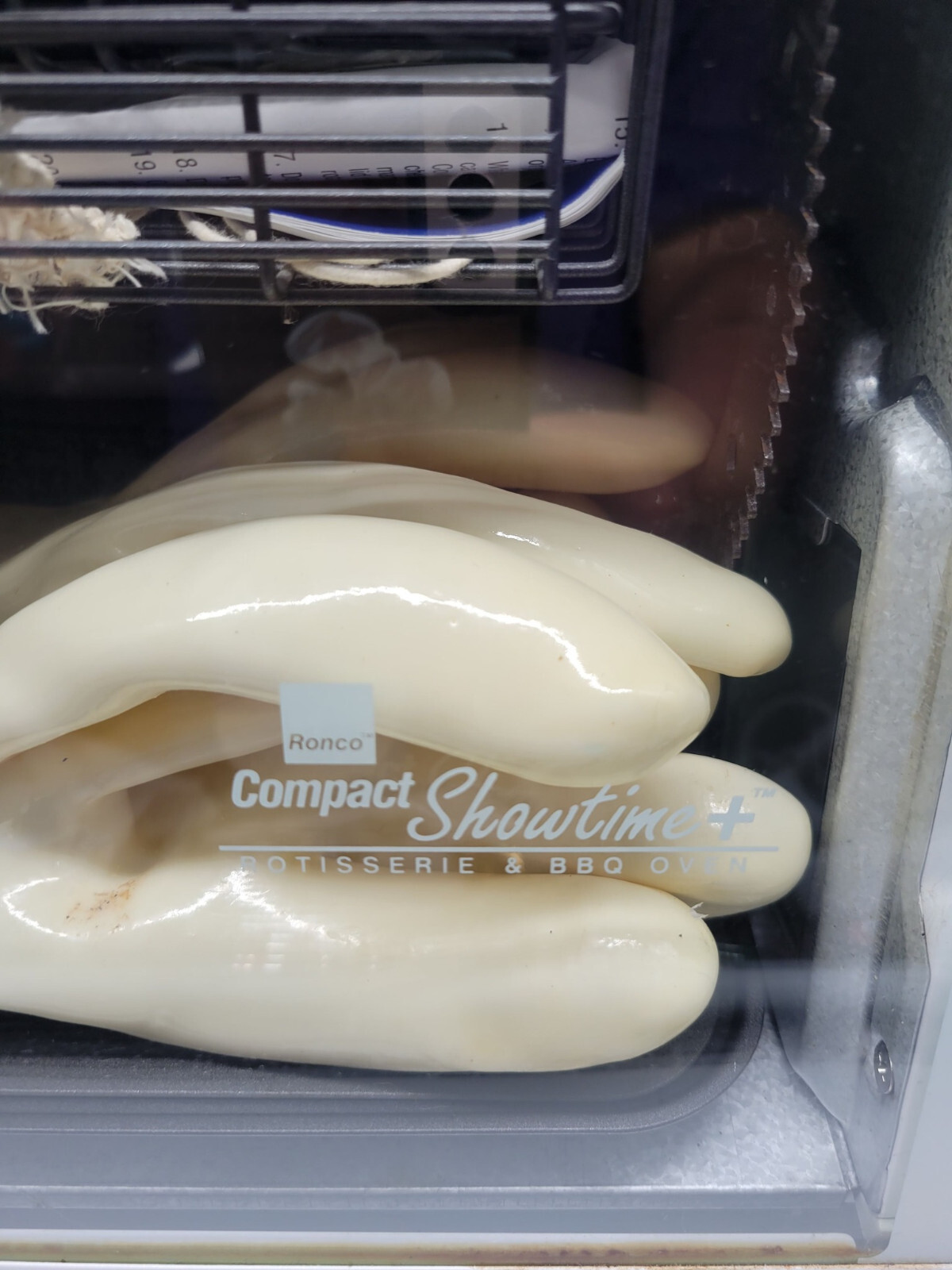 Ronco Compact Showtime Plus Rotisserie BBQ Oven Model 3000 WORKING W/Accessories