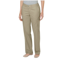 Dickies Relaxed Straight Cargo Pants FP2372 Desert Sand / Tan Women's 14x32 NEW