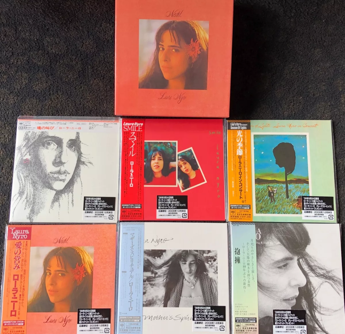 Laura NYRO: six mini-LP CD set with storage box; complete; Japan; authentic  mint