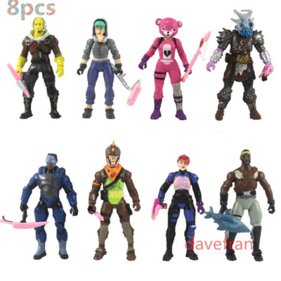 8pc Fortnite Battle Royale Saison 8 PVC Action Figur Display Playset Spielzeug