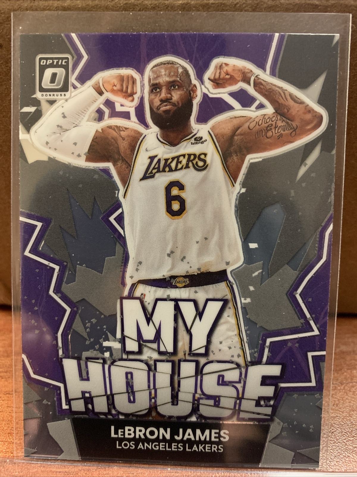2022-23 Panini Donruss Optic LeBron James My House Card #4 Los Angeles Lakers
