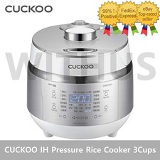 CUCKOO CRP-EHB0310FW IH Pressure Rice Cooker for 3 People 220V Only=