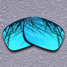 US Blue Replacement Lenses For-Oakley Holbrook Metal OO4123 Anti-Scratch