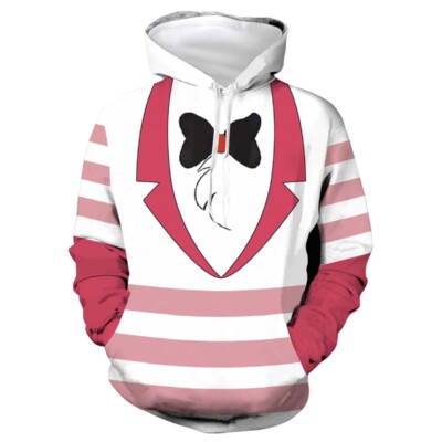 Hazbin Hotel Angel Dust Hoodie Cosplay Pullover Sweatshirt Jacket Coat  Unisex | eBay