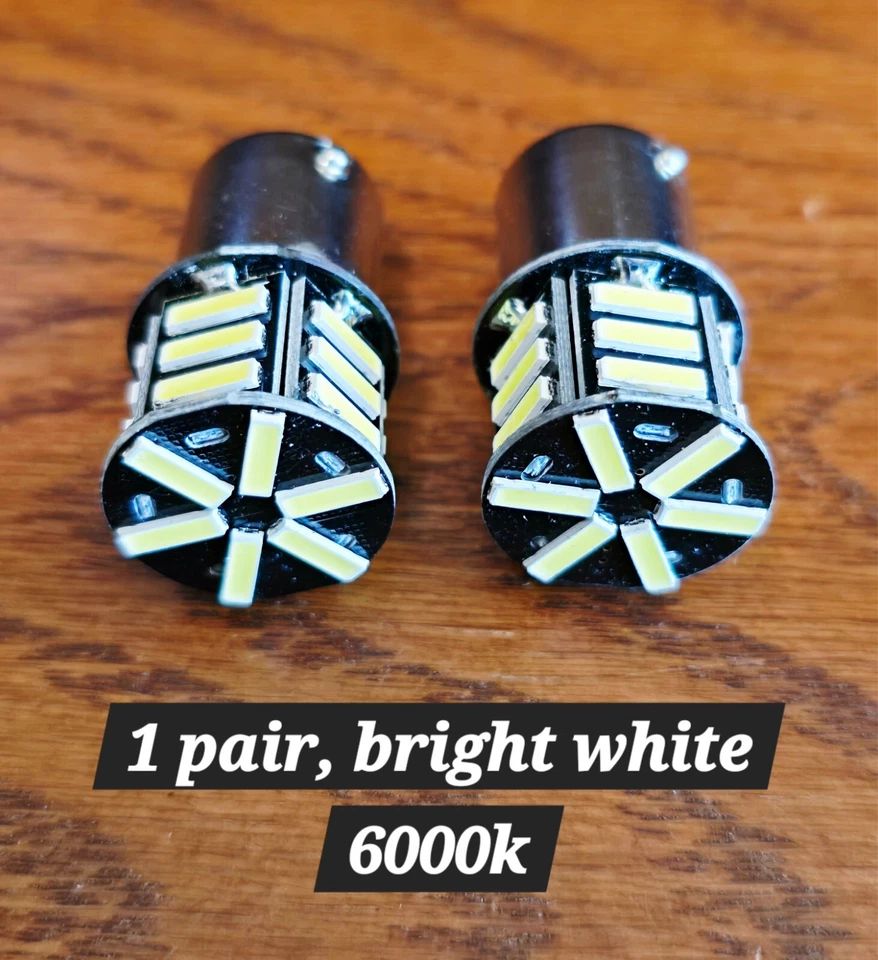 🌟Pair Ultra LED 转向信号灯泡适用于铃木 Madura 700 1985 12V23W ⬆️Visibilit — 第 2/4 张图片