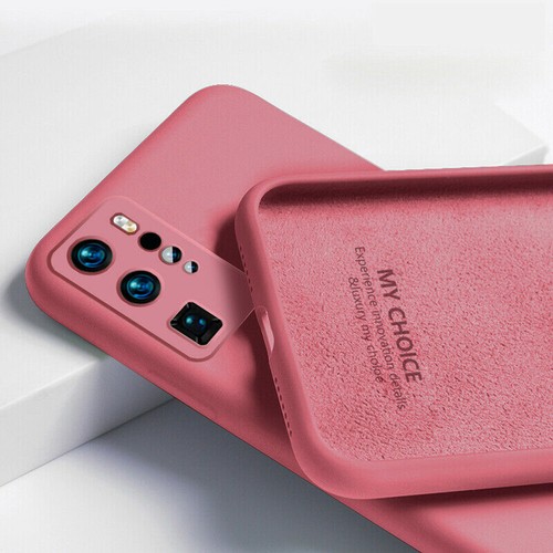For Huawei P40 P30 Pro P20 Lite Soft Liquid Silicone Case Cover Square Edge - Picture 11 of 22