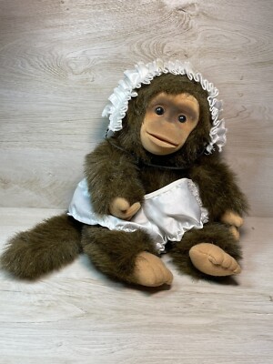 Vintage Hosung Gorilla Puppet Plush Monkey 1994 Baby Chimpanzee Chimp READ
