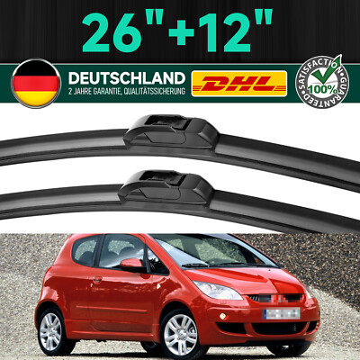 Scheibenwischer 26''/12'' Vorne Passend Für NISSAN NOTE | Typ E11 | BJ 2006 - 2013