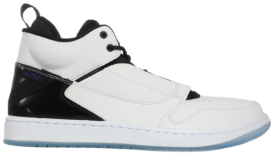 Nike Mens Air Jordan Fadeaway basketball shoes  white, black, concord purple Sz Amazon.com | Jordan Fadeaway Fashion Men main image 2