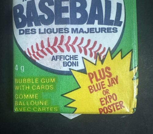 1981 O-Pee-Chee OPC Baseball Wax Pack Sealed Unopened Possible Tim Raines Rookie - Picture 4 of 5