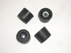 BUDWIG TF10T-T 4PC AUDIO AMPLIFIER BLACK RUBBER CABINET FEET BUMPERS