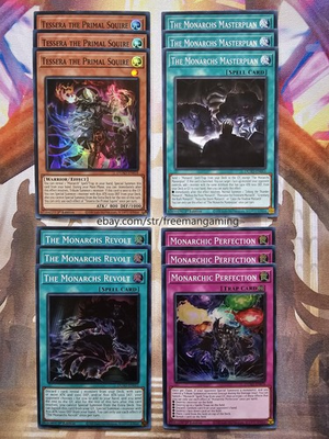 #ad Yugioh Monarch Deck Core Set 12 card DUAD EN018 Tessera the Primal Squire Revolt $7.99