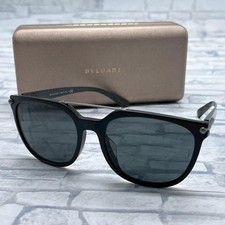 BVLGARI Black Sunglasses Case Men'S Carbon UnisexSunglasses