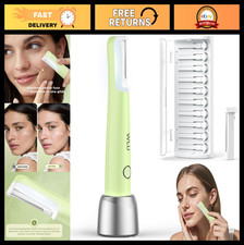 Rechargeable Dermaplaning Tool for Women - Facial Hair Removal, Exfoliation, LED