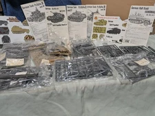 ESCI German TANKS VEHICLES Model Kits LOT 1/72, vintage