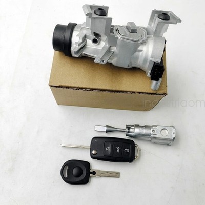 Upgraded Ignition Switch Lock Remote Control Key 1K0905851B For VW JETTA GOLF