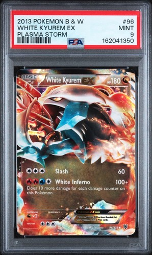 White Kyurem-EX graded PSA 9 for sale on eBay