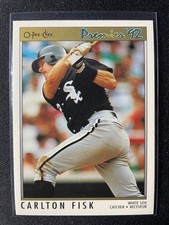 1992 O-Pee-Chee Premier Carlton Fisk #86 White Sox!!!