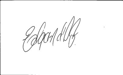 1990's -Edgardo Alfonzo- Signed/Autograph/Auto Index Card New York Mets MLB