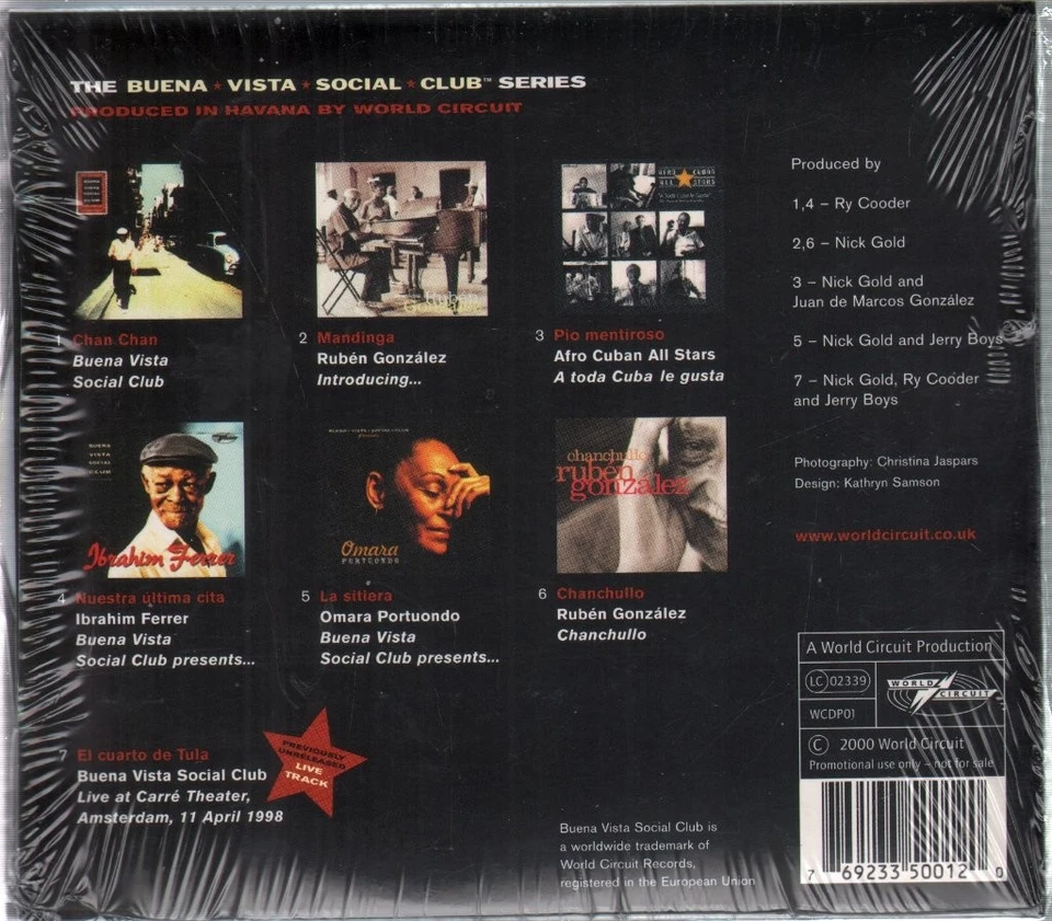Buena Vista Social Club Serie Sampler CD Europa Welt - Bild 2 von 2