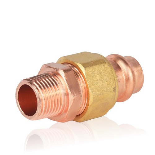 1 PCS Copper Press Union Fitting 1 Inch x 1 Inch Male Adapter PRESS073