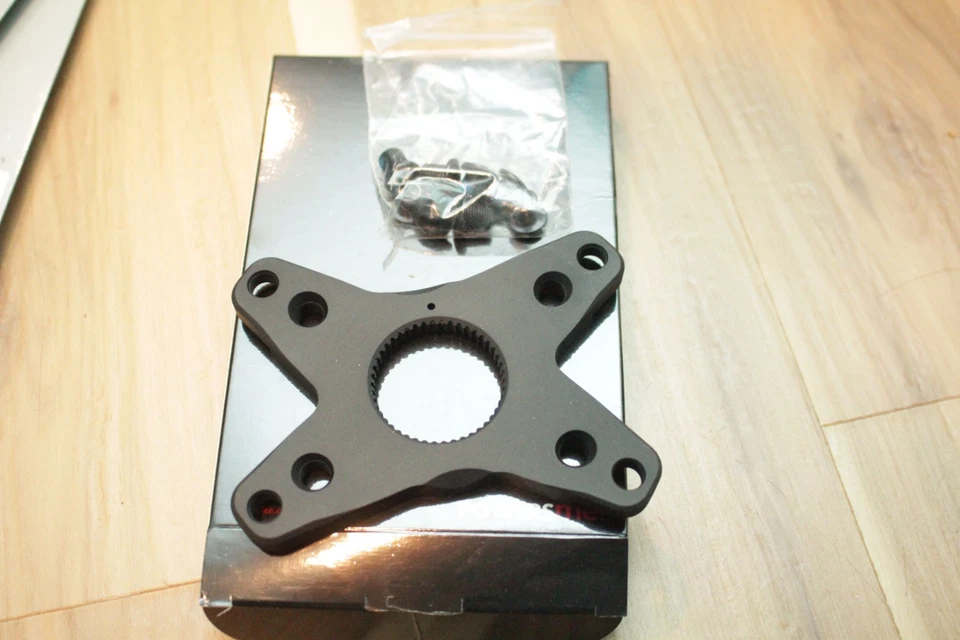 ROTOR Q-ring chainring set & spider for ALDHU/VEGAST cranks OVAL 46/30 - Image 2 of 4