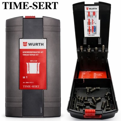 Wurth TIME SERT  Kit M5 x 0.8 Thread Repair Set | 24 Piece - (20 x Inserts)