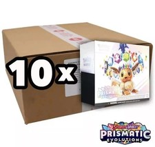 Prismatic Evolutions Elite Trainer Box Case Pokemon 10 ETB Factory Sealed
