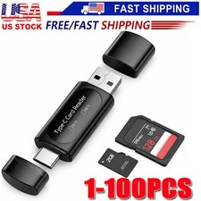 Card Reader USB 3.0 To SD Micro TF Memory Card Adapter PC Laptop Accessories Lot