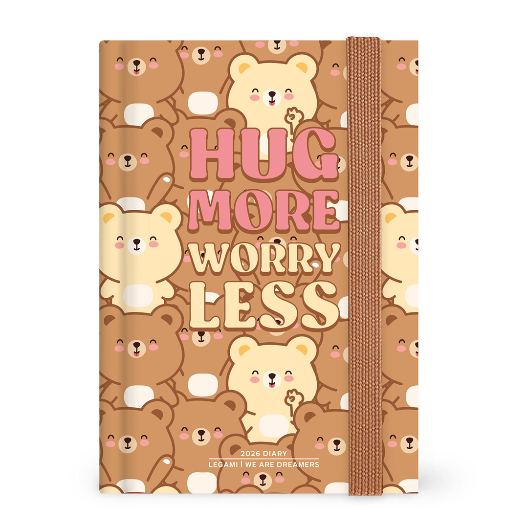 Agenda 12mesi Giornaliera Small Photo Daily Teddy Bear 2026 | Legami