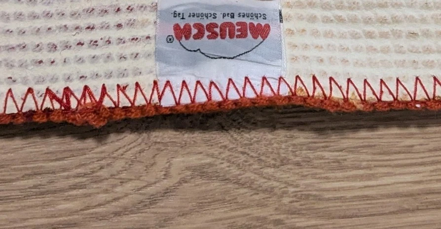 Meusch Badeteppich Rechteckig 140x80 cm Rot Rutschfest - Bild 4 von 4