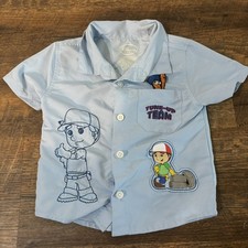 Vintage Disney Handy Manny Button Up 18 months