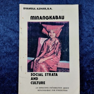 Minangkabau - Social Strata and Culture - Kleiner Reiseführer - Sumatra - 1980