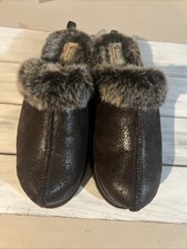 Bobs Memory Foam Shoes By Skechers NWOB Women  s Size 7 Brown Faux Fur Slipper