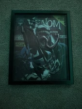 Venom 3D Wall Art Decor Marvel Superhero Villain 12.5 X 15.25 - EXCELLENT!!!