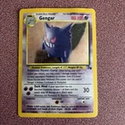 Pokemon Gengar 5/62 Fossil Holo Rare 1999 WOTC Damaged Warped See Pics