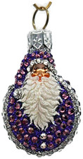 Patricia Breen Ladybug Noel Purple Jeweled Spring Christmas Ornament Catz