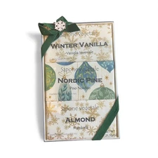 Alchimia Italian Soap 3 Pack  7 oz  Bars – Winter Vanilla • Nordic Pine Almond
