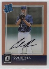 2016 Panini Donruss Optic Rated Rookies Orange 77/99 Colin Rea #171 Auto 0q0m