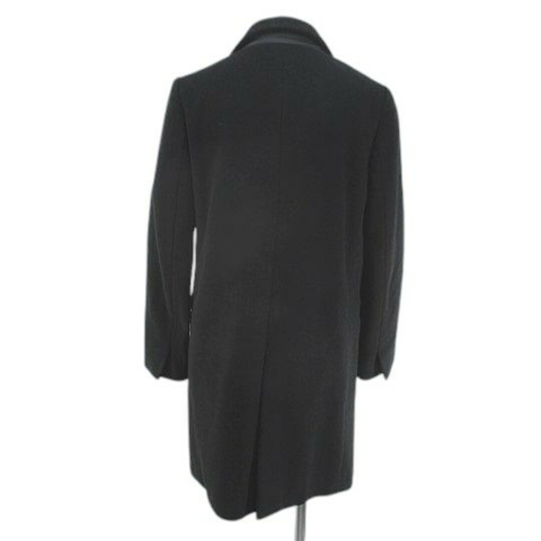 Spick & Span Chester Coat Medium Length Silk 38 Black Made Spick & Span Chester Coat Medium Length Silk 38 Black Made