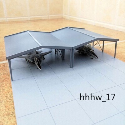 1/200 Airfield Accessories M-0201 Air Force Hangar Airport Scene Model No Plane