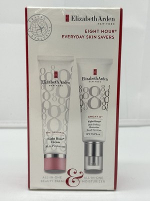 ELIZABETH ARDEN EIGHT-HOUR EVERYDAY SKIN SAVERS 2PC GIFT SET